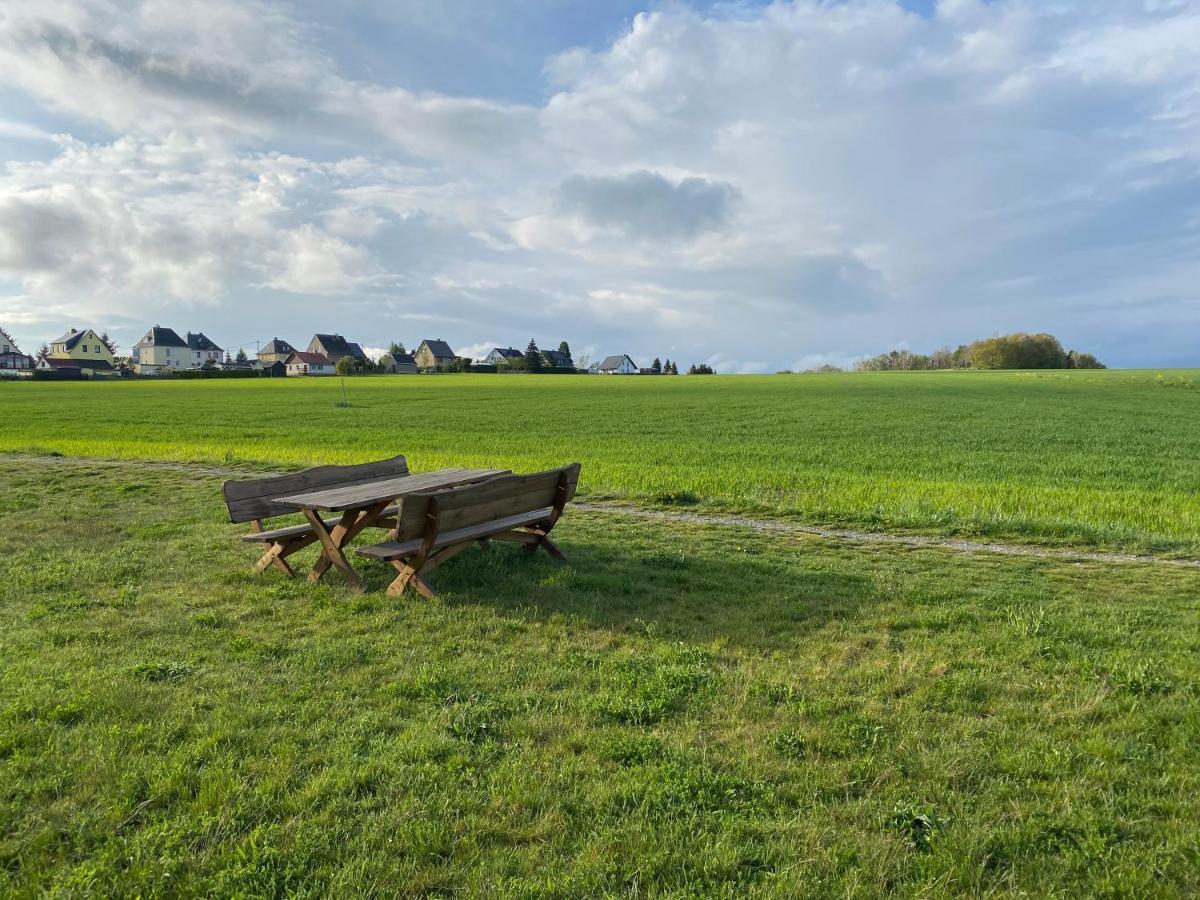 Ferienwohnungen Am Feldrain - Gornau Im Erzgebirge Zschopau Bagian luar foto